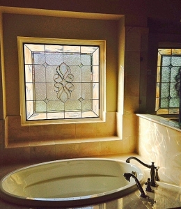 Ft. Collins Stained Glass Bathroom 110
